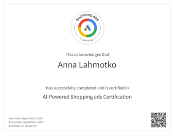 AI-Powered Shopping ads Certification-1